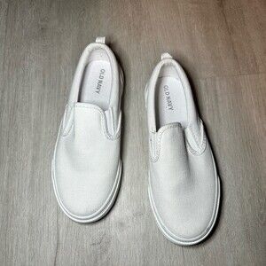 Old navy white slip on sneakers size 1